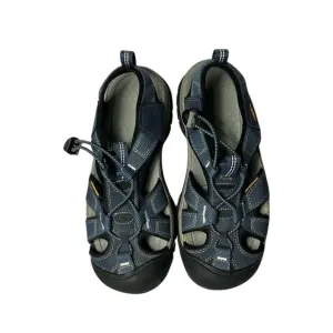 Keen Womens Athletic‎ Hiking Sandals Size 7.5 Blue Grey Trail Waterproof