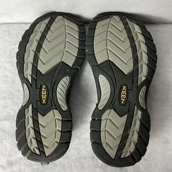Keen Womens Athletic‎ Hiking Sandals Size 7.5 Blue Grey Trail Waterproof
