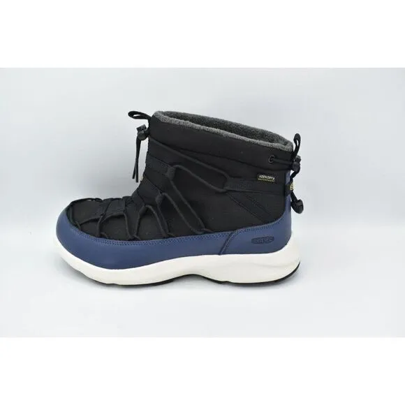 Keen Mens Size 9 UNEEK SNK Chukka Blue Black Waterproof Boots Shoes