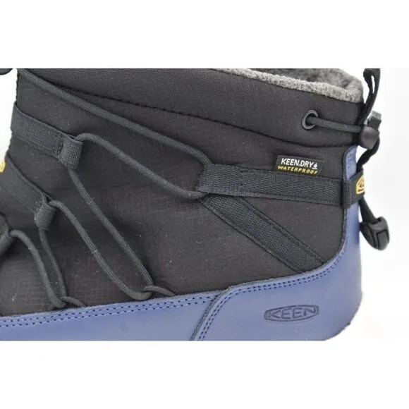 Keen Mens Size 9 UNEEK SNK Chukka Blue Black Waterproof Boots Shoes
