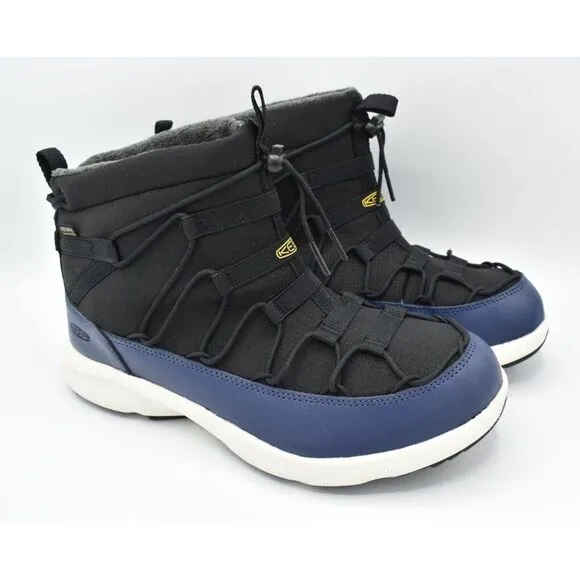 Keen Mens Size 9 UNEEK SNK Chukka Blue Black Waterproof Boots Shoes