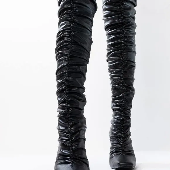 KEEPING IT TIGHT Scrunchie STILETTO BOOT ( BRAND NEW !!!! )
