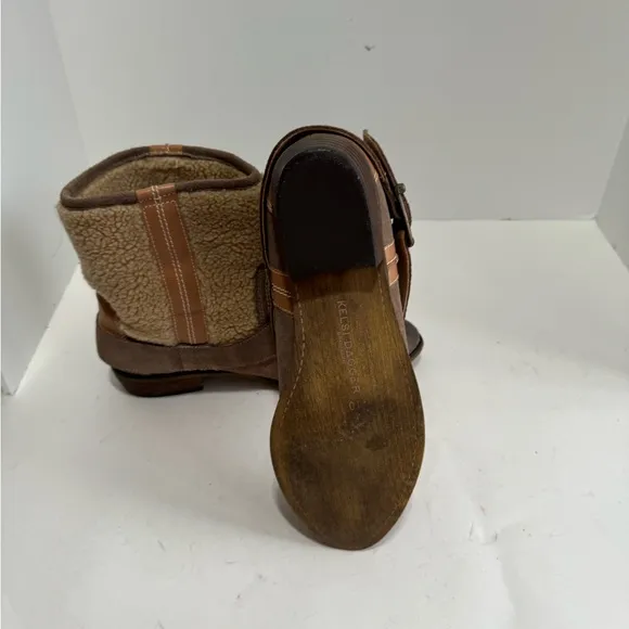 KELSI DAGGER Womens Tempest Brown Suede Ankle Boots. Size 10