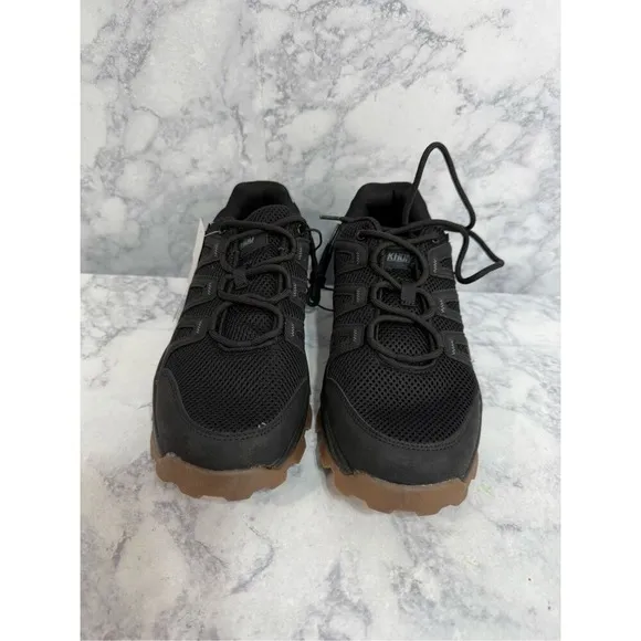 Khombu Men’s Hiking Boots sz 9 Black Cushioned NEW # K893