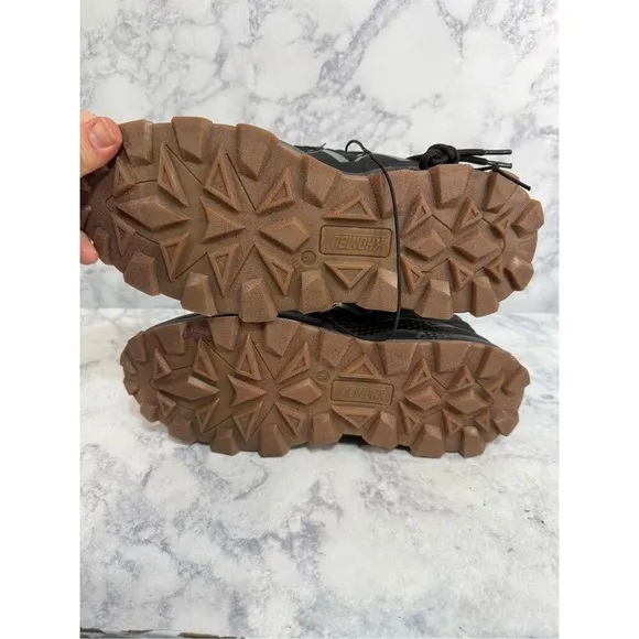 Khombu Men’s Hiking Boots sz 9 Black Cushioned NEW # K893