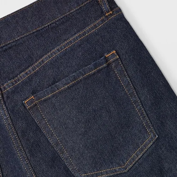 Kick Crop Jeans - Brand New - NEVER WORN - Indigo Dark Rinse