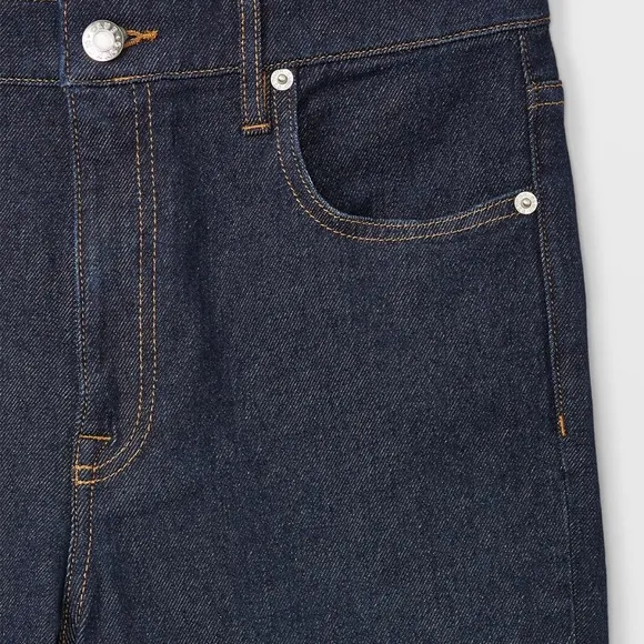 Kick Crop Jeans - Brand New - NEVER WORN - Indigo Dark Rinse