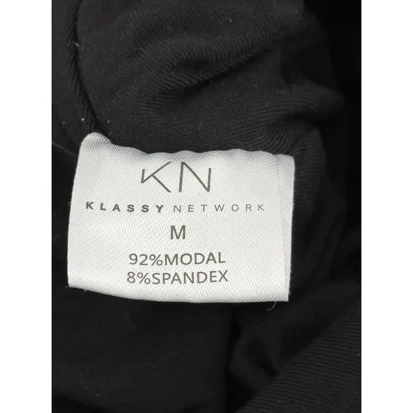 Klassy Network Skirt Medium BodyCon Ruched High Slit Festival Boho Glam Romantic
