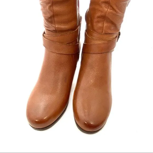 Knee High Boots Array Banana Bread Dakota Ban Zip Boots NWB Sz 9.5