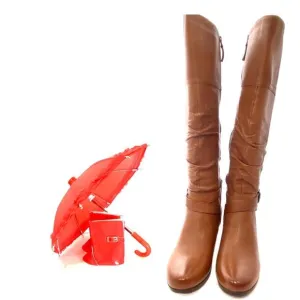 Knee High Boots Array Banana Bread Dakota Ban Zip Boots NWB Sz 9.5