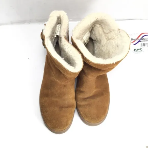 Kookaburra UGG Victoria Girl Short Ankle Boots Chestnut Size 1