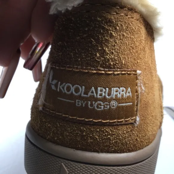 Kookaburra UGG Victoria Girl Short Ankle Boots Chestnut Size 1