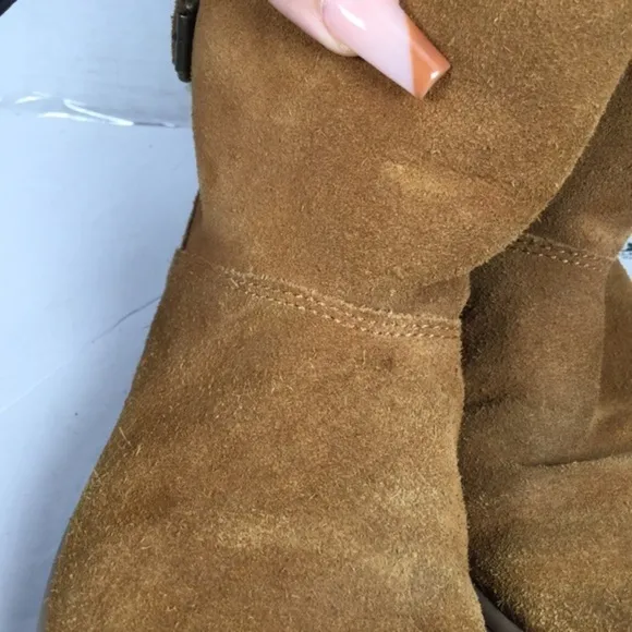 Kookaburra UGG Victoria Girl Short Ankle Boots Chestnut Size 1
