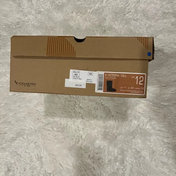 Kookaburra-Uggs Victoria Tall Boots Size 12. NWT