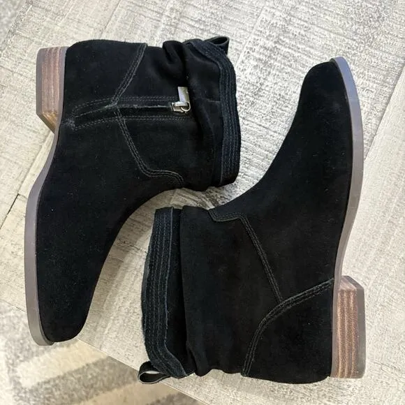 Koolaburra by UGG Boots Womens 6 Lorelei Slouchy Ankle Bootie Black 1096439