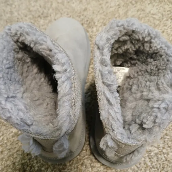 Koolaburra by UGG Koola Star Suede Short Boots Girls Size 4