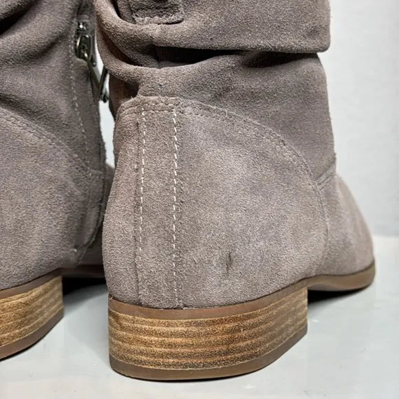 KOOLABURRA BY UGG LORELEI  TAUPE SUEDE SLOUCHY ANKLE BOOTS BOOTIES
