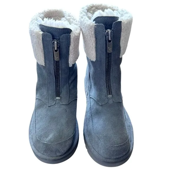 Koolaburra by Ugg Lytta Short Women’s Suede Boots Stone Grey Size 9