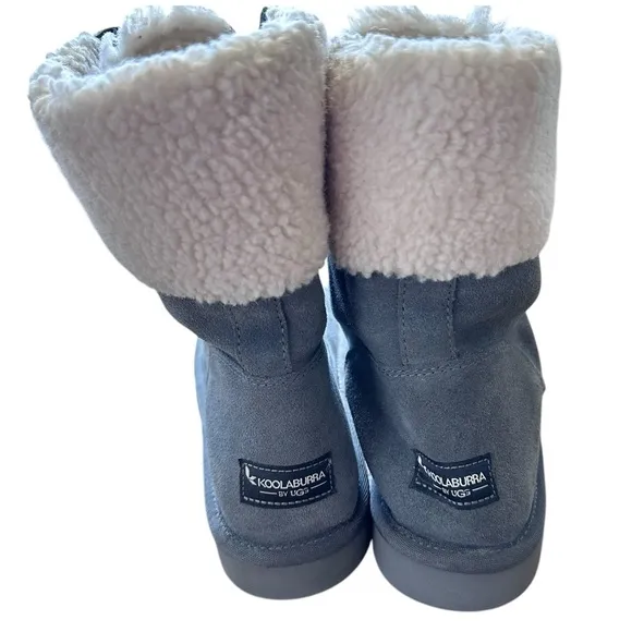 Koolaburra by Ugg Lytta Short Women’s Suede Boots Stone Grey Size 9