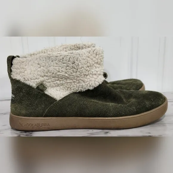 Koolaburra by UGG Olive green Women's W Isana Loafer ankle boots size 7