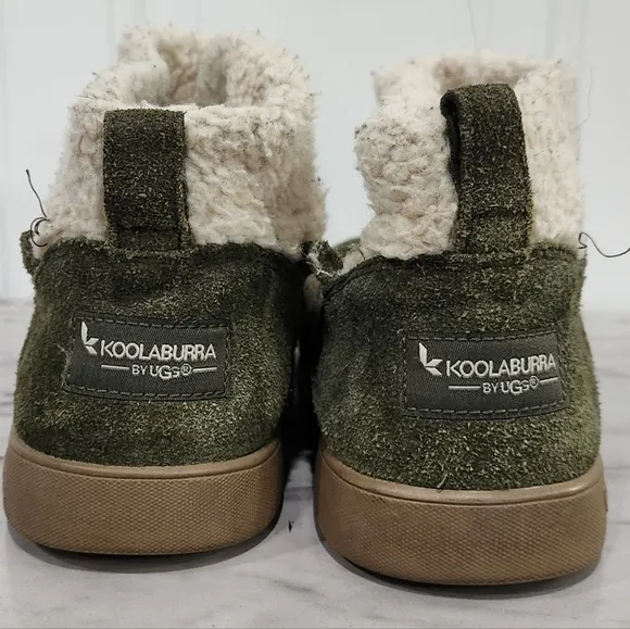 Koolaburra by UGG Olive green Women's W Isana Loafer ankle boots size 7