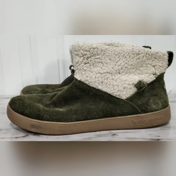 Koolaburra by UGG Olive green Women's W Isana Loafer ankle boots size 7