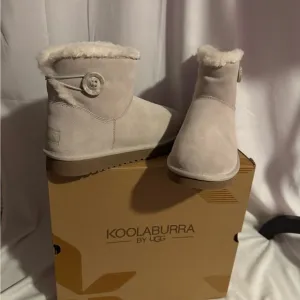 Koolaburra by UGG Silver Suede Boots