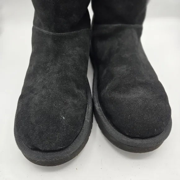 Koolaburra by UGG Size 9 Women's Kinslei Tall Suede Black Faux Fur Boots Size 9