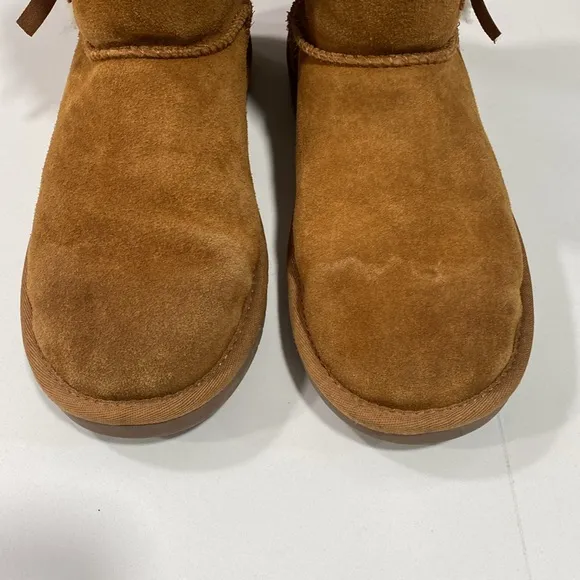 Koolaburra By UGG Victoria Chestnut Bows Short Winter‎ Boots