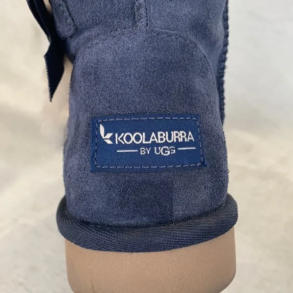 Koolaburra by Ugg Victoria Mini Navy Blue Suede Boots