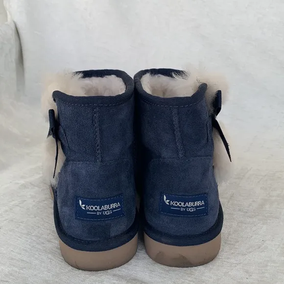 Koolaburra by Ugg Victoria Mini Navy Blue Suede Boots