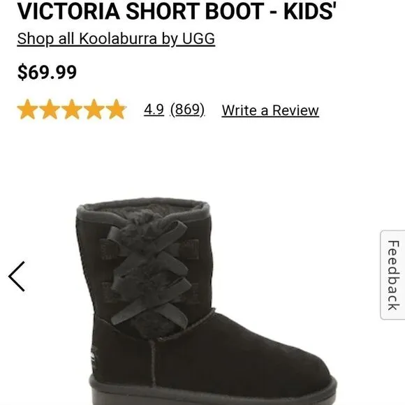 Koolaburra by UGG® Kids Victoria Short Boots
