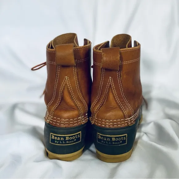 L. L. Bean light/dark brown winter boots