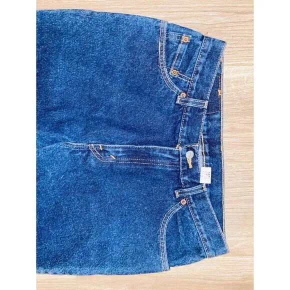 L1 vintage levis womens jean bootcut flare 517 size 6 8 USA long high waist