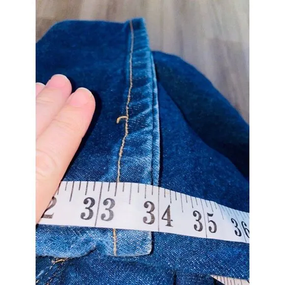 L1 vintage levis womens jean bootcut flare 517 size 6 8 USA long high waist