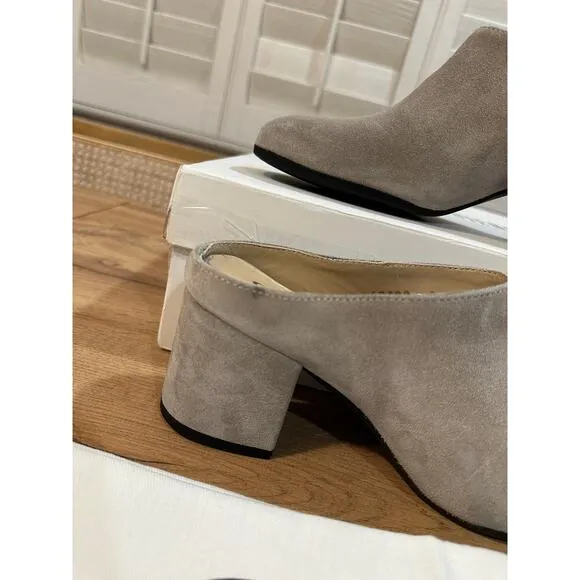 La Canadienne Jasmine Clogs Pebble Suede Upper Size 8 NIB Waterproof