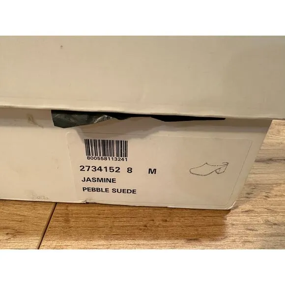 La Canadienne Jasmine Clogs Pebble Suede Upper Size 8 NIB Waterproof