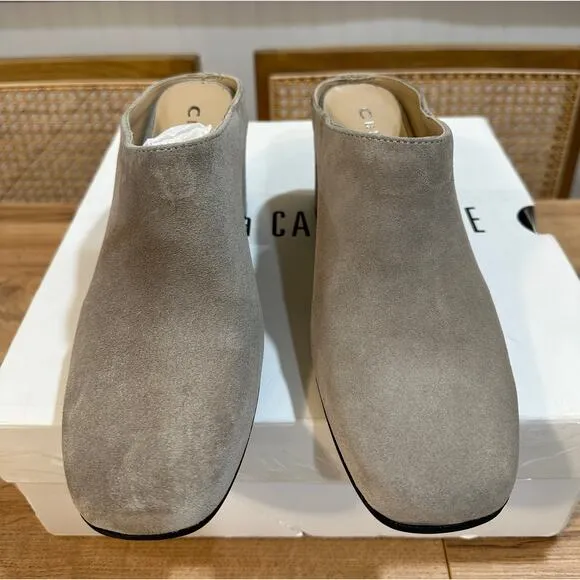 La Canadienne Jasmine Clogs Pebble Suede Upper Size 8 NIB Waterproof