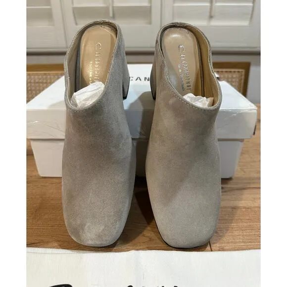 La Canadienne Jasmine Clogs Pebble Suede Upper Size 8 NIB Waterproof