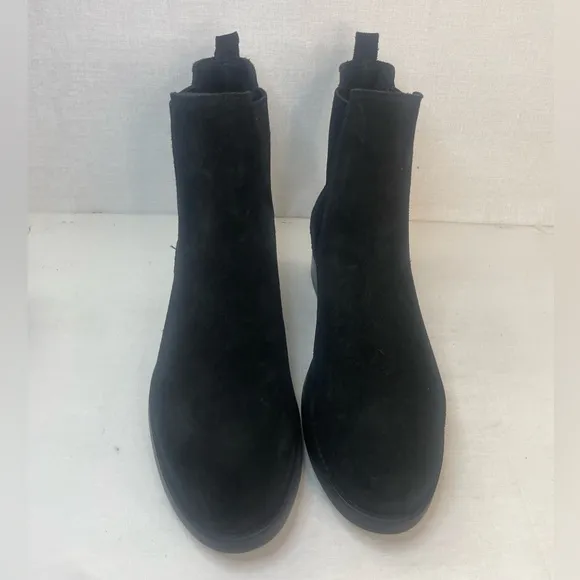 La Canadienne® Presto Black Suede Ankle Boots Italian Leather 8M‎
