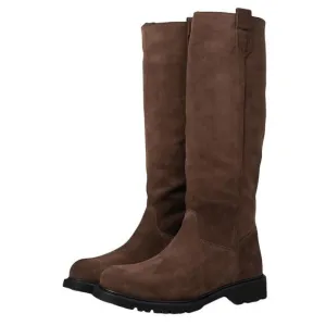 La Canadienne Womens Hollie Tall Boots US 7 M Brown Suede Wool Lined NWOB