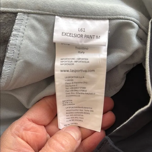 La Sportiva M’s XXL Black Ski Pants