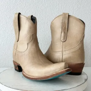 Lane EMMA JANE Womens Cowboy Bootie 7.5 Butterscotch Western Cowgirl Short Boots