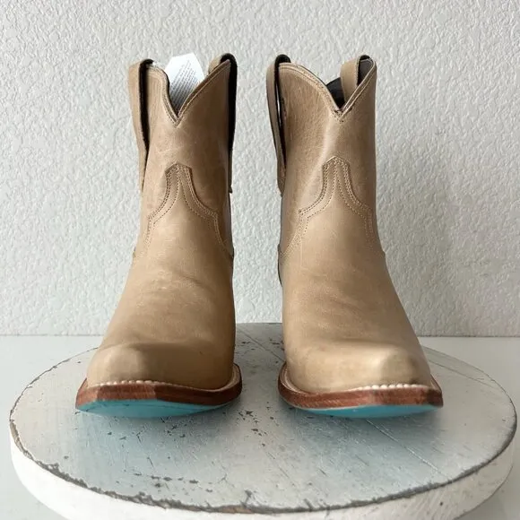 Lane EMMA JANE Womens Cowboy Bootie 9 Butterscotch Western Cowgirl Short Boots