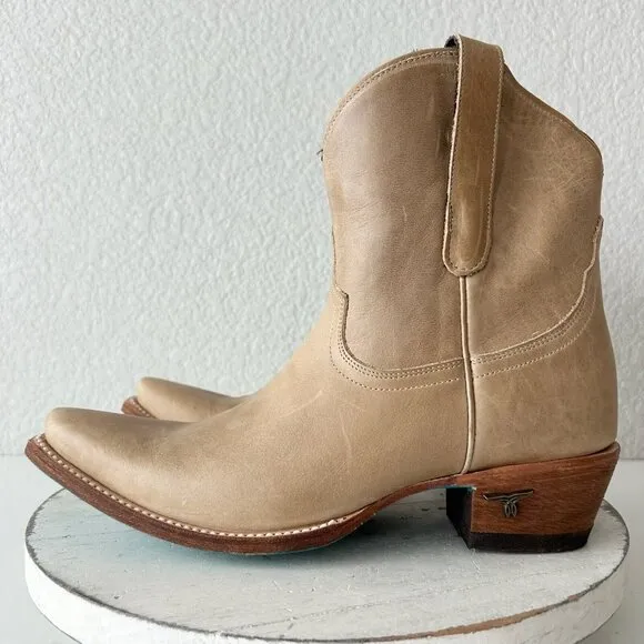 Lane EMMA JANE Womens Cowboy Bootie 9 Butterscotch Western Cowgirl Short Boots