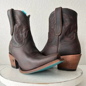 Lane SMOKESHOW Womens Cowboy Boots 9.5 Brown Western Cowgirl Short Ankle Bootie