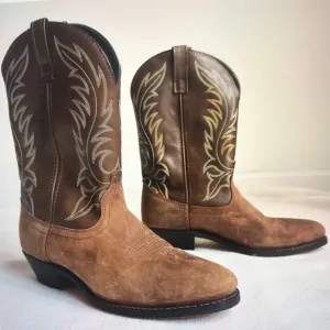 LAREDO BOOTS WOMENS SIZE 9 BROWN LEATHER WESTERN
