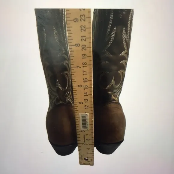 LAREDO BOOTS WOMENS SIZE 9 BROWN LEATHER WESTERN