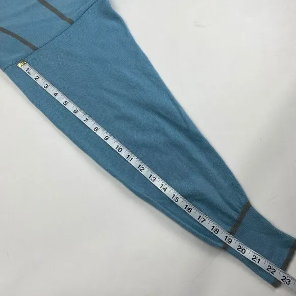 LAURA BIAGIOTTI Vintage Cashmere Mid-length Light Blue Knit dress Size 42