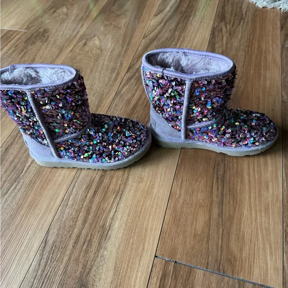 Lavender Sequin UGG Boots